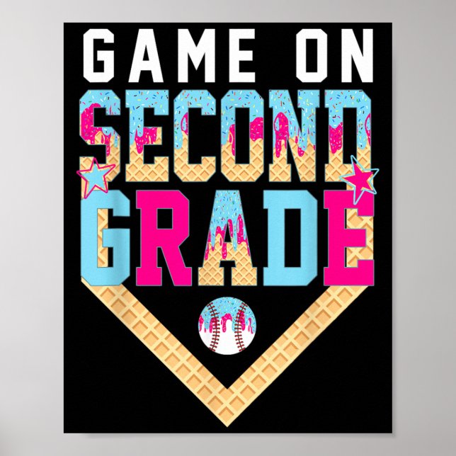Poster Vamos Jogar Segundo Baseball 2ª Série De Volta (Frente)
