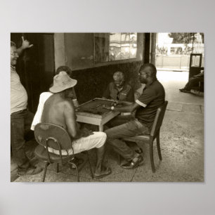 Poster Vamos jogar um domino