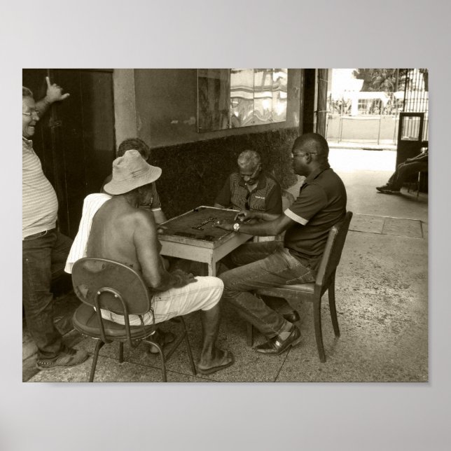 Poster Vamos jogar um domino (Frente)