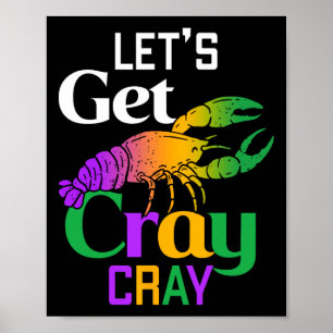 Poster Vamos Obter Cray Cray Crawfish Costume Boys Men Ma