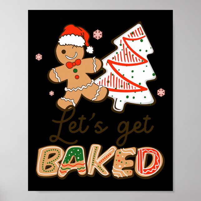 Poster Vamos Pegar Biscoito Frio De Natal (Frente)