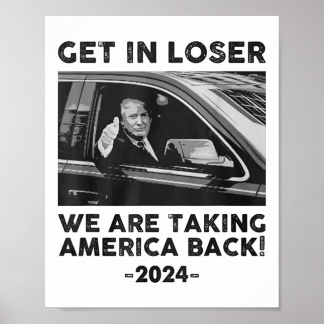 Poster Vamos Perder Estamos Falando Com A América De Trum (Frente)