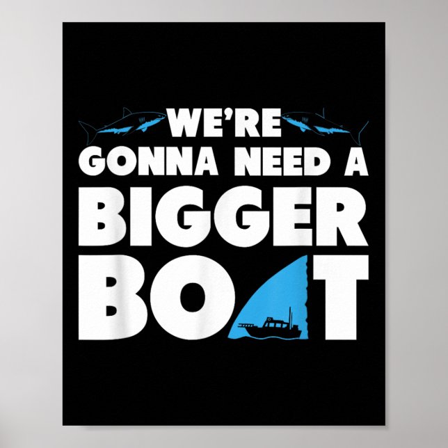 Poster Vamos Precisar De Uma Camisa De Barco Maior - Uma  (Frente)