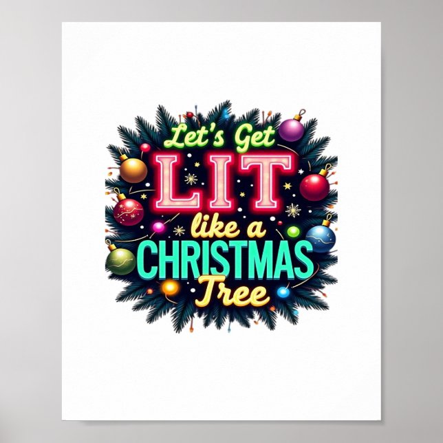 Poster Vamos Sai - Engraçado Toque de Natal (Frente)