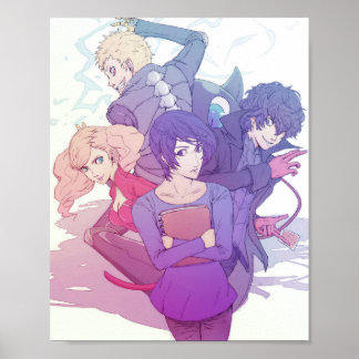 Poster Vamos Salve Yusuke! Design Persona 5