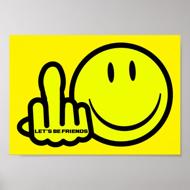 Pôster Vamos Ser Amigos (Frente)