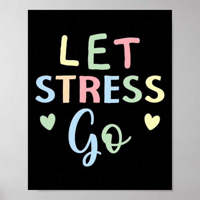 Poster Vamos Stress Go Depression Mental Health Sensibenc (Frente)