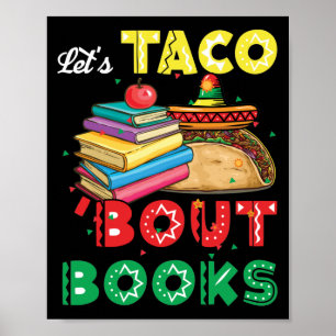 Poster Vamos Taco 'Bout Books Book Sobre Cinco De Mayo