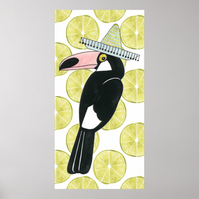 Poster Vamos Taco Sobre Amor | Toucan Sombrero (Frente)