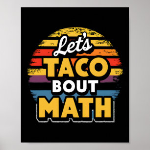 Poster Vamos Taco sobre Matemática! Cinco De Mayo Matemát
