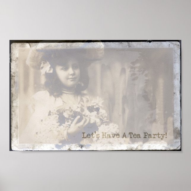 Poster Vamos Tem Uma Festa De Chá (Frente)