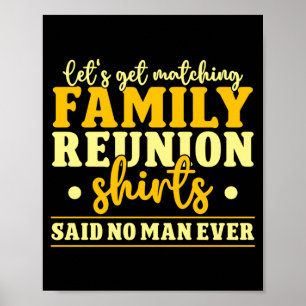 Poster Vamos ter um desempenho de reunião de família corr