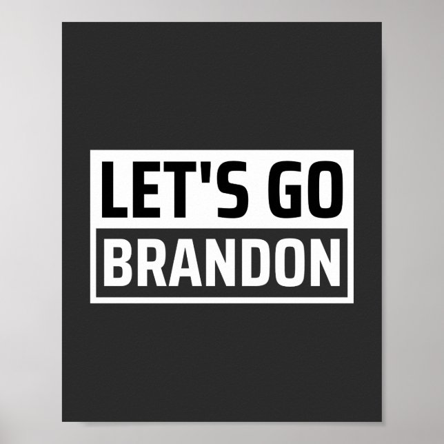 Poster vamos vai brandon (Frente)