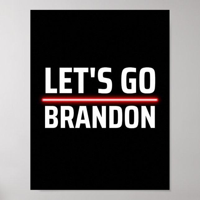 Poster vamos vai brandon (Frente)