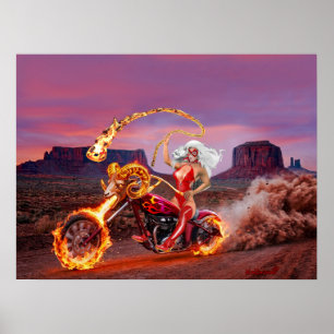 POSTER VAMPIRE BICICLETA REBELDE BABES