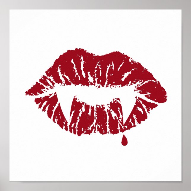 Poster Vampire Kiss Print (Frente)