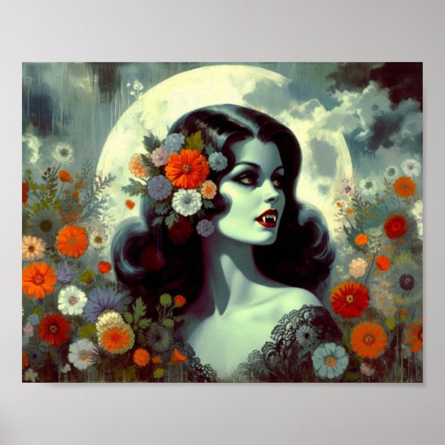 Poster Vampiro Blooms (Frente)