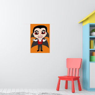 Poster vampiro de chibi