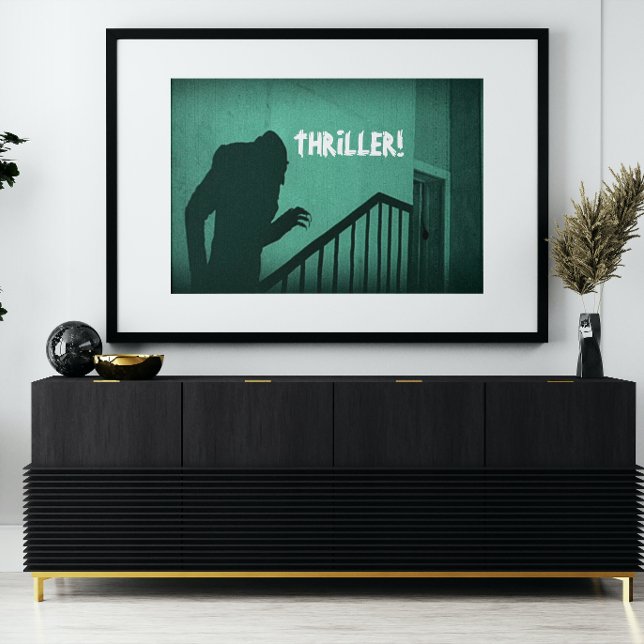 Poster Vampiro Nosferatu Terror Verde Thriller (Criador carregado)