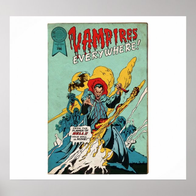 Poster Vampiros em qualquer lugar (Frente)