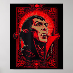 Poster Vamre Dracula Gótica Horror Art -halloween Vamre F