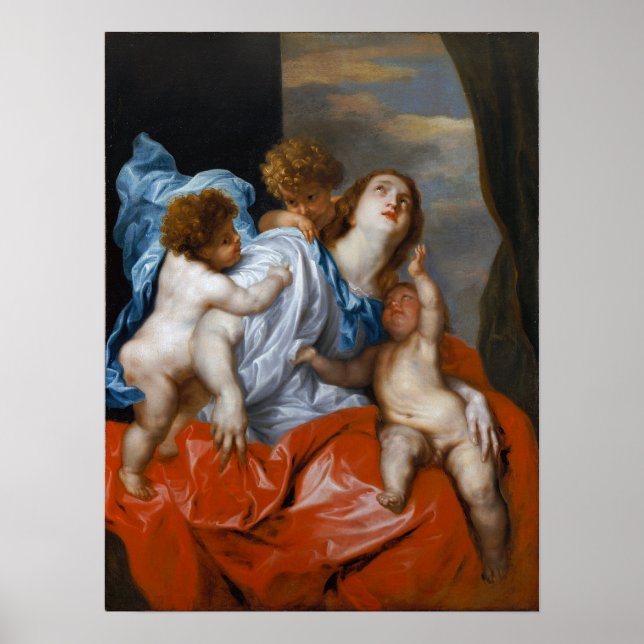 Poster Van Dyck - Caridade (Frente)