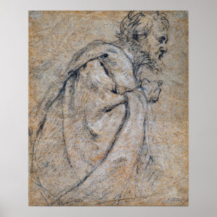 Poster Van Dyck - Estudo De Um Apóstolo