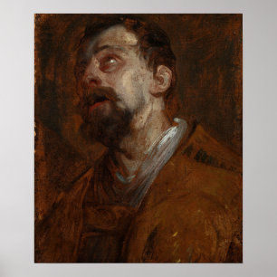 Poster Van Dyck - Estudo De Um Santo