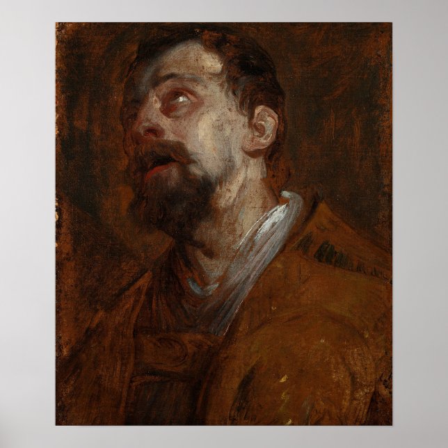 Poster Van Dyck - Estudo De Um Santo (Frente)