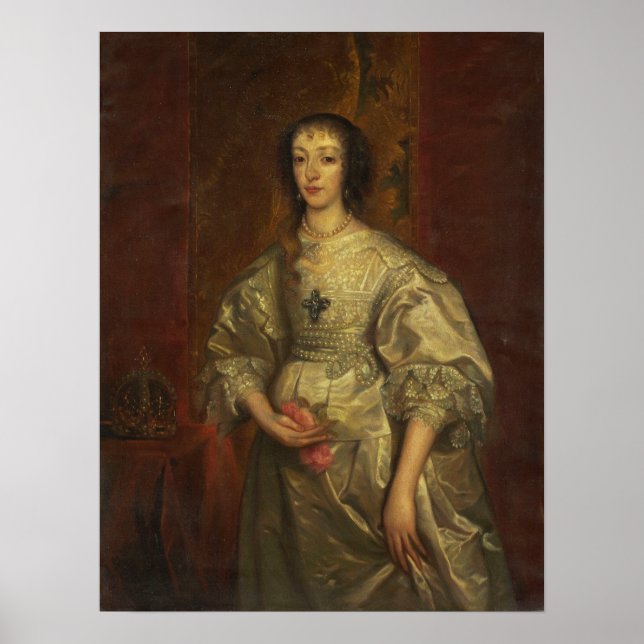 Poster Van Dyck - Henrietta Maria (Frente)