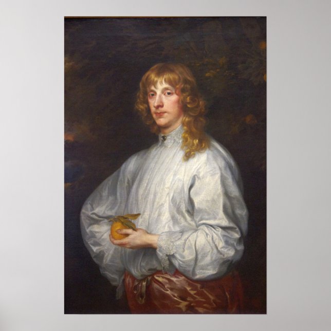 Poster Van Dyck - James Stuart Louvre (Frente)
