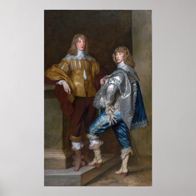 Poster Van Dyck - John Stuart E O Irmão Bernard Stuart (Frente)