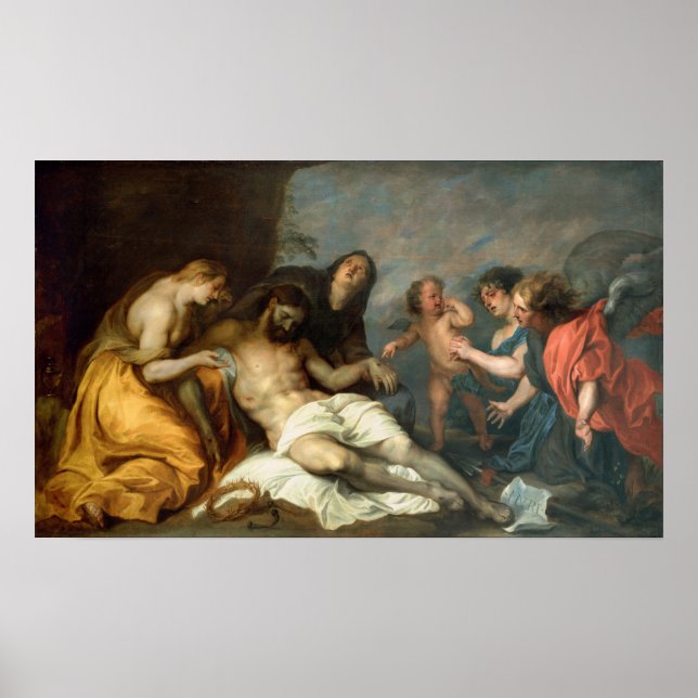 Poster Van Dyck - Lamentação Pelo Cristo Morto (Frente)