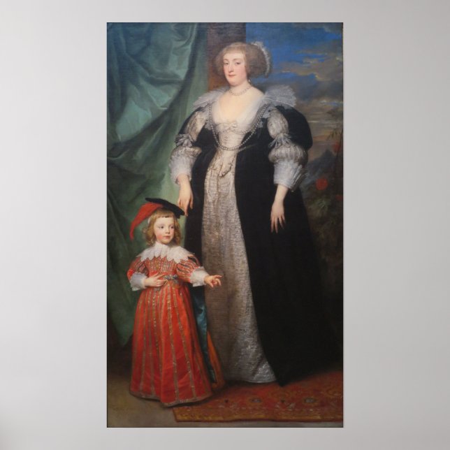 Poster Van Dyck - Marie Claire De Croy Duquesa D'Havre … (Frente)
