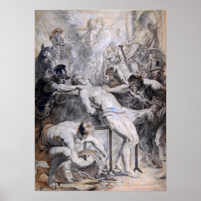 Poster Van Dyck - Martírio de Lawrence Santo (Frente)