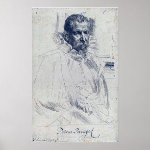 Poster Van Dyck - Pieter Bruegel O Jovem