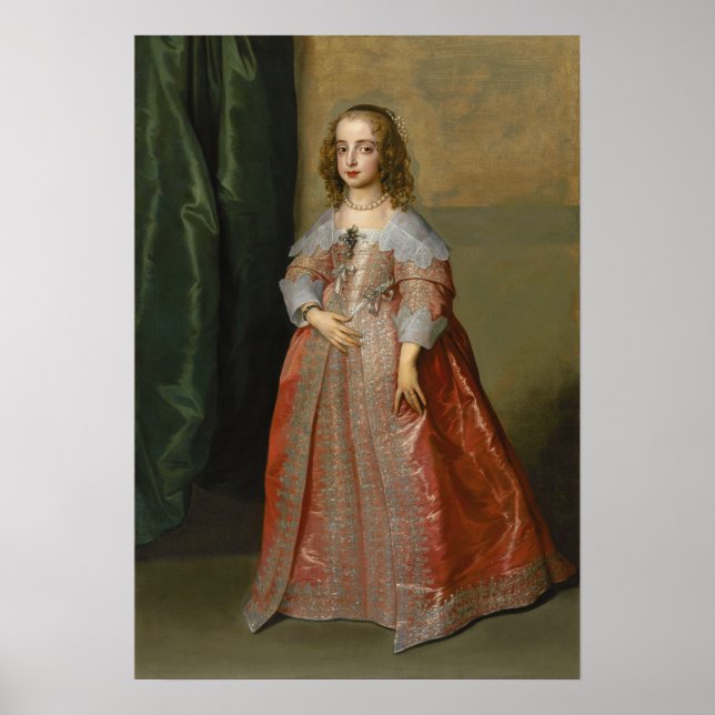 Poster Van Dyck - Princesa Mary Filha Do Rei Charles... (Frente)