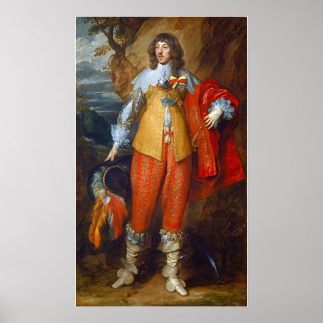 Poster Van Dyck - Retrato De Henri II De Lorraine (Frente)