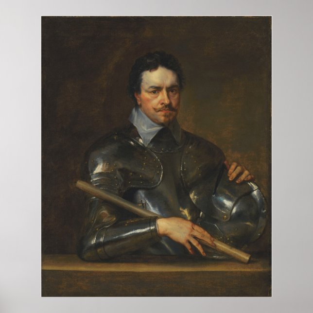 Poster Van Dyck - Retrato de Thomas Wentworth 1º Conde … (Frente)