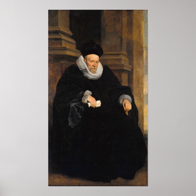 Poster Van Dyck - Retrato De Um Cavalheiro Genovês (Frente)