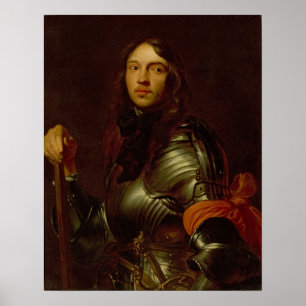 Poster Van Dyck - Retrato de um Homem em Armadura com Len