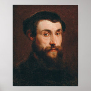 Poster Van Dyck - Retrato De Um Jovem Vestindo Um Chapéu