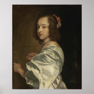 Poster Van Dyck - Retrato em Círculo de Margaret Lemon