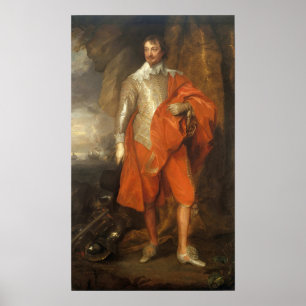 Poster Van Dyck - Robert Rich Segundo Conde De Warwick