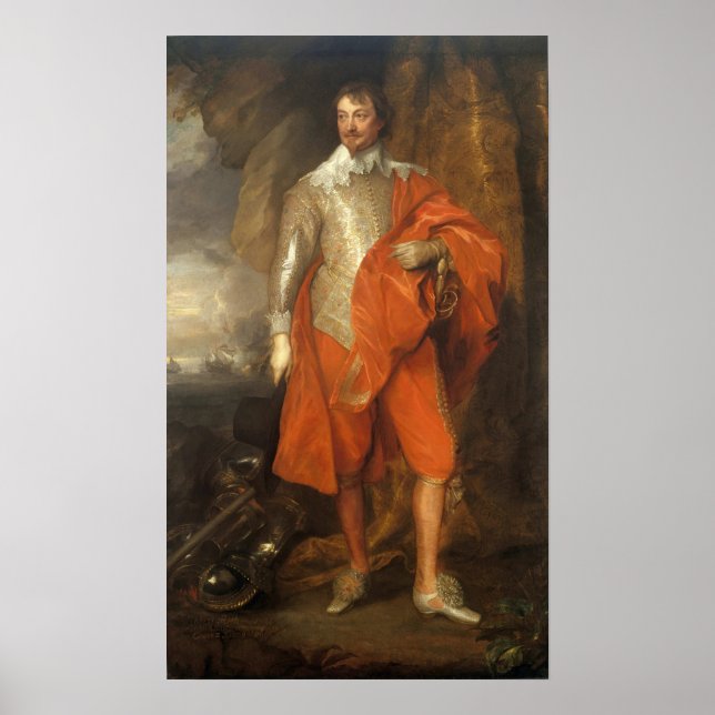 Poster Van Dyck - Robert Rich Segundo Conde De Warwick (Frente)