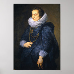 Poster Van Dyck - Senhora Desconhecida