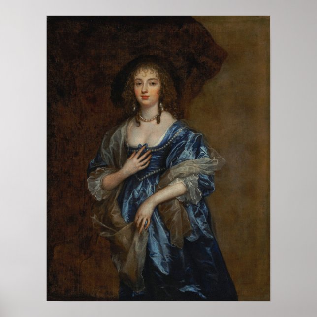 Poster Van Dyck - Senhora Tradicionalmente Identificada C (Frente)