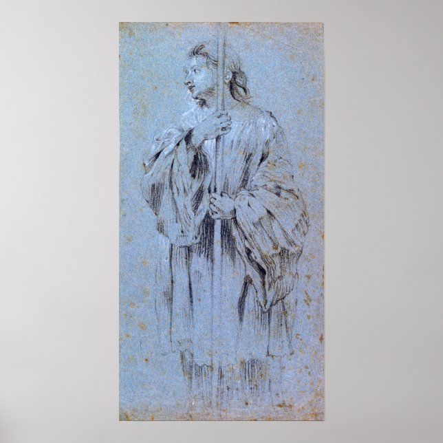 Poster Van Dyck - Um Jovem Acolhimento Com Um Funcionario (Frente)