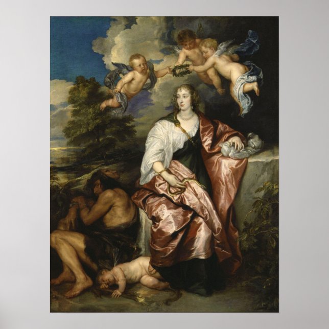 Poster Van Dyck - Venetia Lady Digby (Frente)