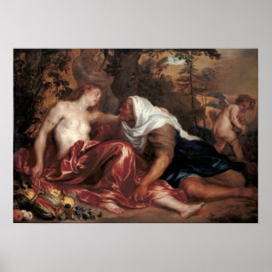 Poster Van Dyck - Vertumnus E Pomona
